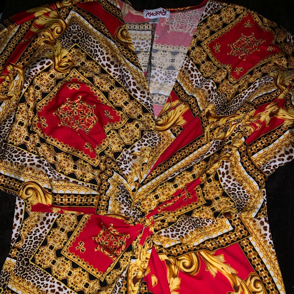 Multi print dress